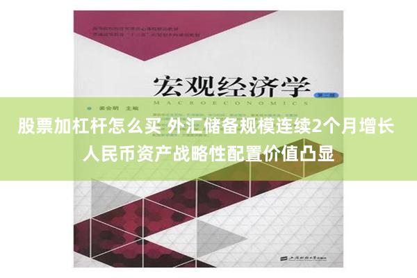 股票加杠杆怎么买 外汇储备规模连续2个月增长 人民币资产战略性配置价值凸显