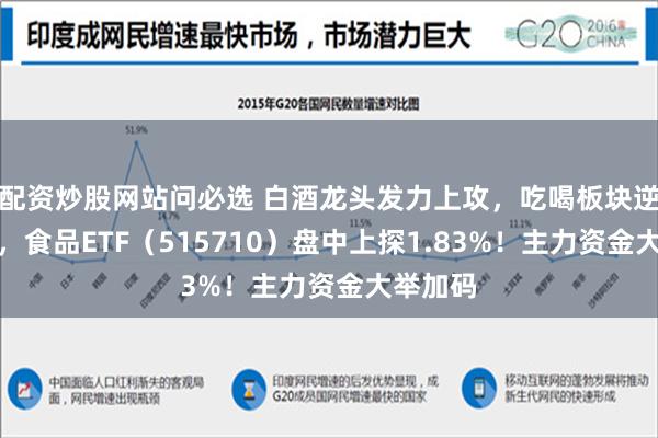 配资炒股网站问必选 白酒龙头发力上攻，吃喝板块逆市走强，食品ETF（515710）盘中上探1.83%！主力资金大举加码