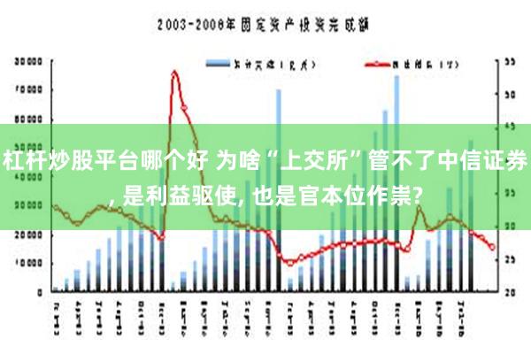 杠杆炒股平台哪个好 为啥“上交所”管不了中信证券, 是利益驱使, 也是官本位作祟?