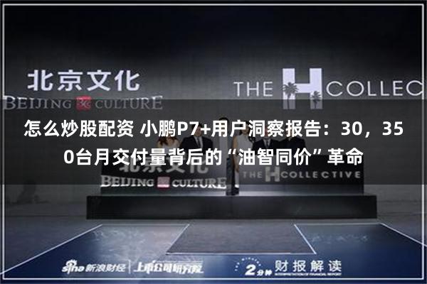 怎么炒股配资 小鹏P7+用户洞察报告：30，350台月交付量背后的“油智同价”革命